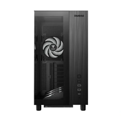 Case GAMDIAS ATLAS M4 CAATLASM4BLGA – Mid-Tower, Black
